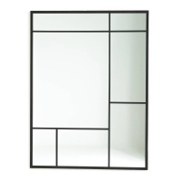 Зеркало Из металла в индустриальном стиле Lenaig единый размер черный LA REDOUTE INTERIEURS  фото, kupilegko.ru